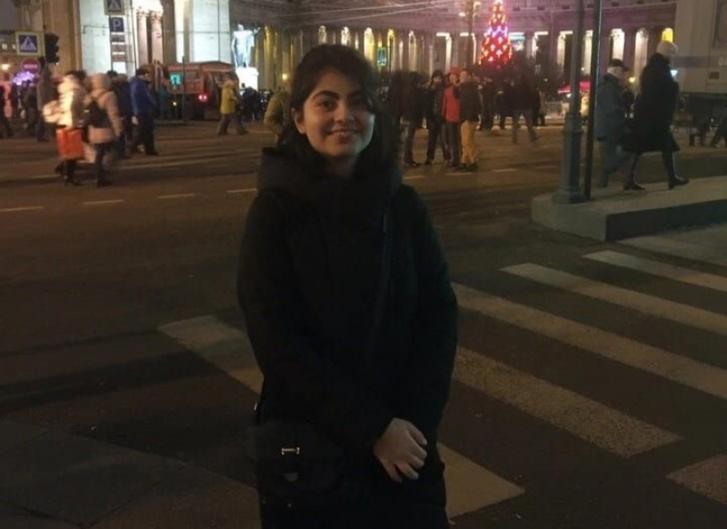“I like strolling down the streets of St. Petersburg,” says Tara. Photo courtesy of the subject
