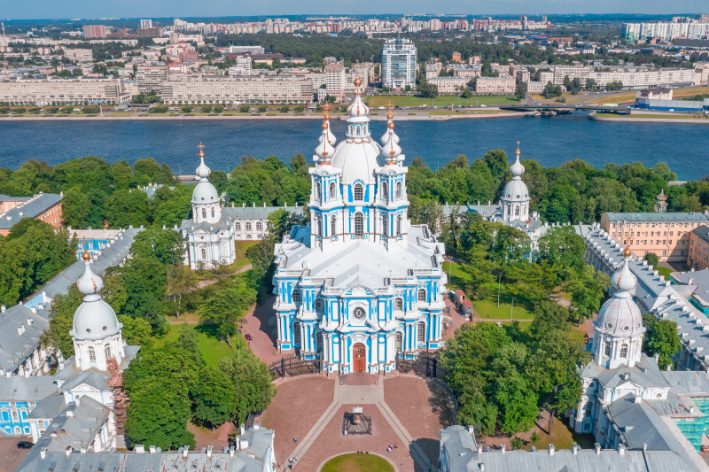 Smolny Cathedral. Credit: aapsky via photogenica
