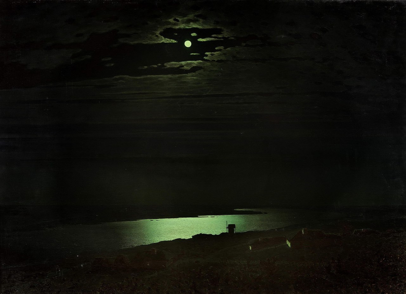 Moonlit Night on the Dnieper (1880) by Arkhip Kuindzhi. The State Russian Museum, St. Petersburg. Credit: Виртуальный Русский музей / CC-PD-Mark / Wikimedia Commons
