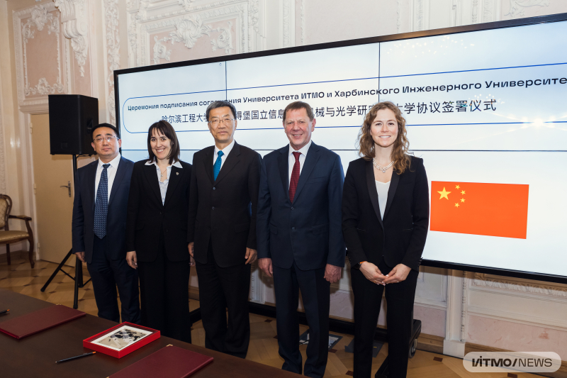 The visit of Minister of Education of China Huai Jinpeng to ITMO. Photo by Dmitry Grigoryev / ITMO.NEWS
