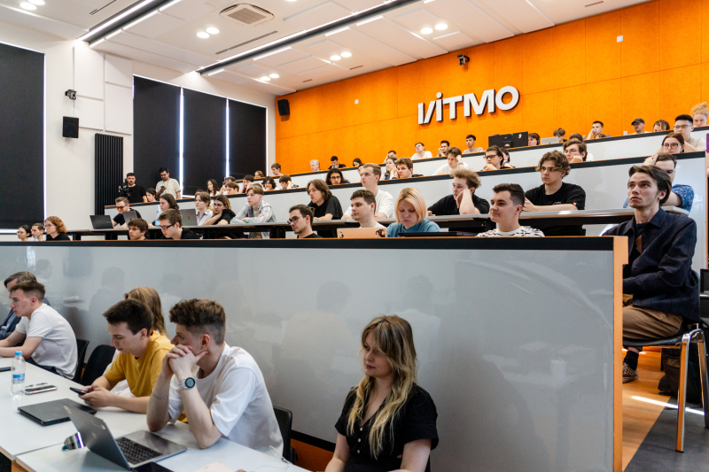 Konstantin Markelov’s talk at ITMO University. Photo by Pavel Arseev / Megabyte Media
