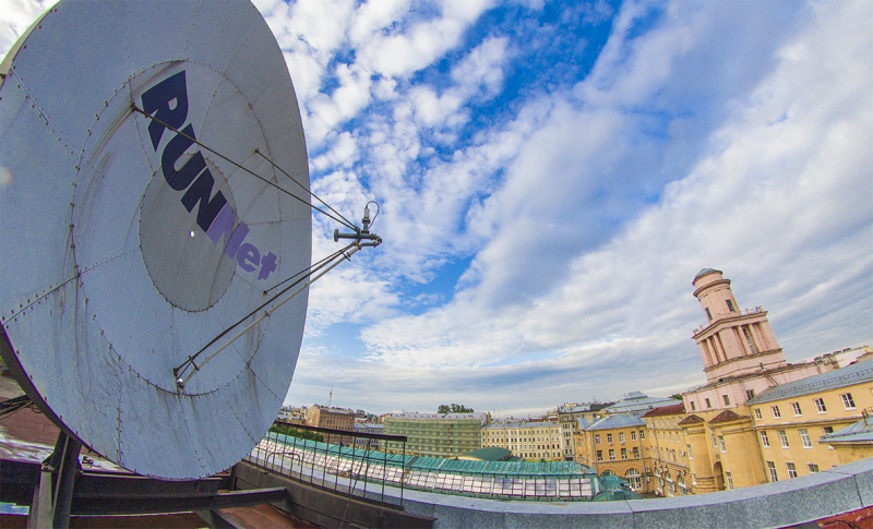 The RUNNet satellite dish. Credit: ITMO University / Wikimedia Commons / CC BY 4.0
