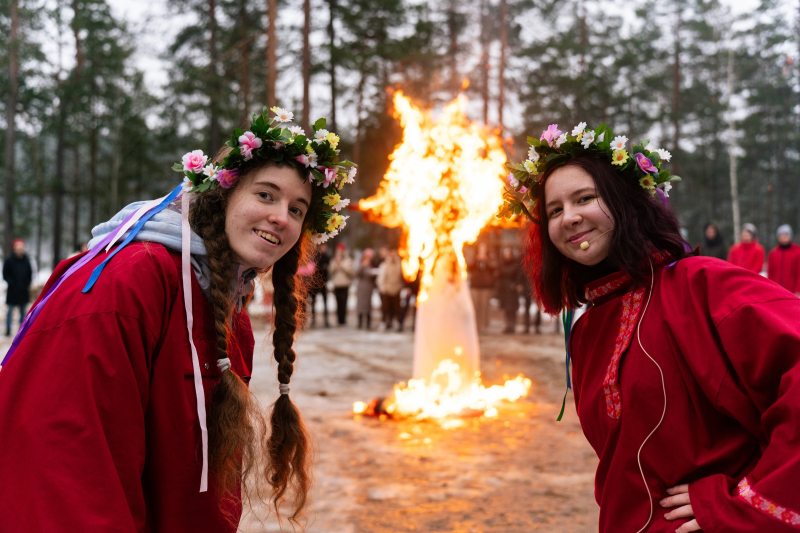 Maslenitsa. Photo courtesy of Yagodnoe / vk.com/yagodnoeitmo
