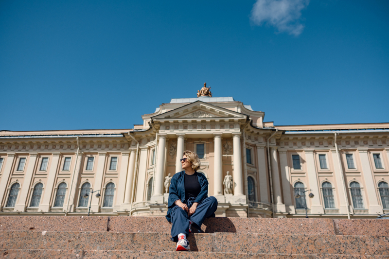 Yulia Volzhina, the executive secretary of the project Scientific St. Petersburg. Photo by Shamil Troyanovsky
