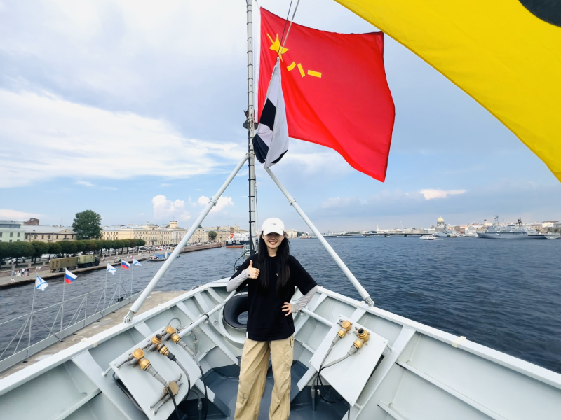 Limiao Ma in St. Petersburg. Photo courtesy of the subject
