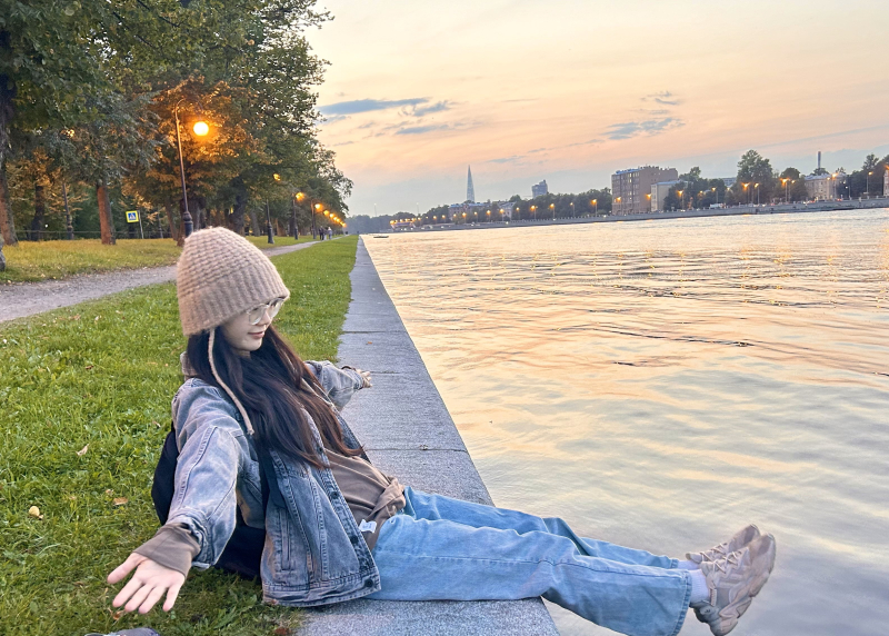 Limiao Ma in St. Petersburg. Photo courtesy of the subject
