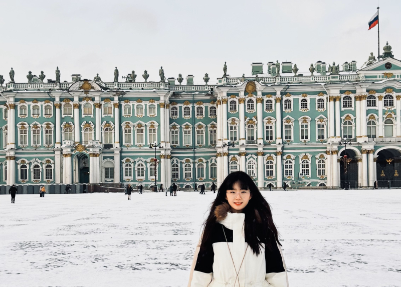 Limiao Ma at the Winter Palace. Photo courtesy of the subject
