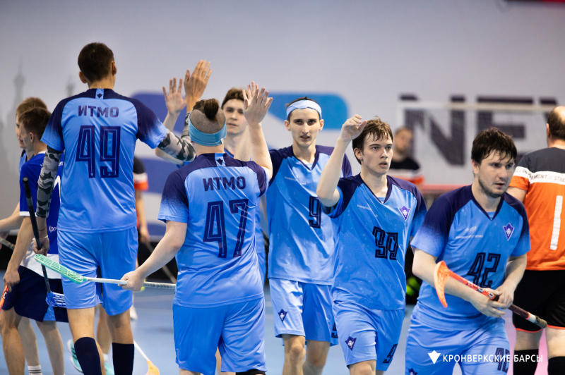 Floorball, ITMO vs Adrenaline, Russian League. Photo by Asia Ermolayeva / ITMO Mediaportal
