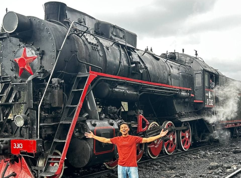 Rishabh at Ruskeala Mountain Park. Photo courtesy of the subject
