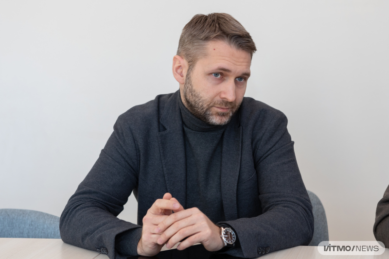 Андрей Анфиногенов. Фото: Дмитрий Григорьев / ITMO NEWS
