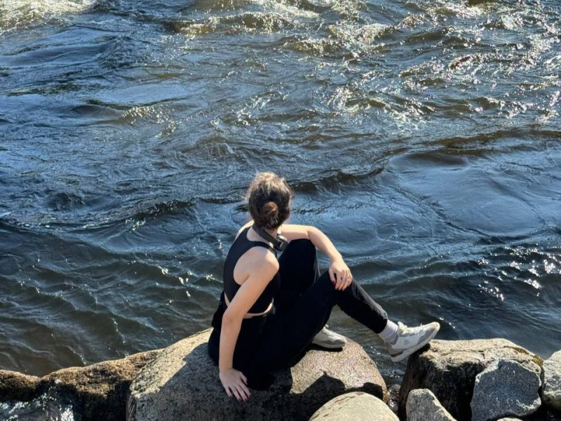 Anna, at a riverside in St. Petersburg. Photo courtesy of the subject
