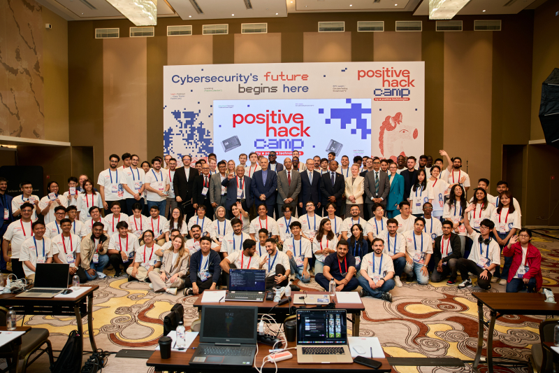 Moayad at the Positive Hack Camp in Moscow. Photo courtesy of the subject
