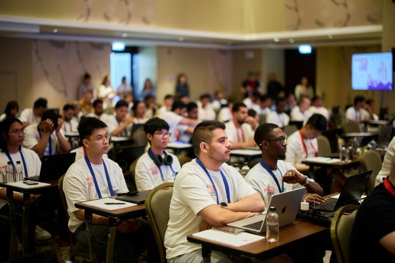Moayad at the Positive Hack Camp in Moscow. Photo courtesy of the subject

