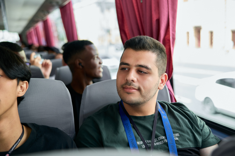 Moayad in Moscow. Photo courtesy of the subject
