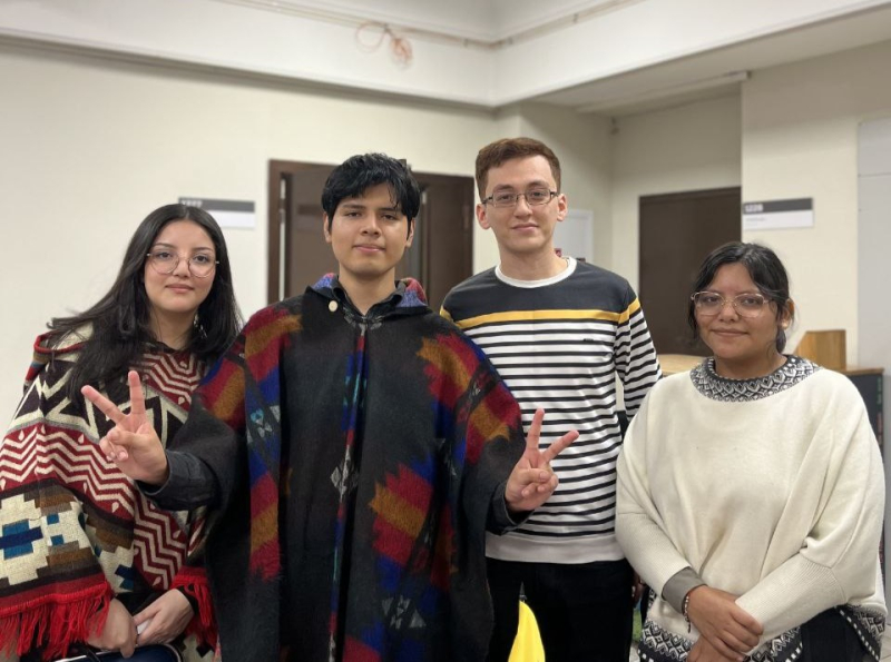 Faridun with his friends. Photo courtesy of the subject
