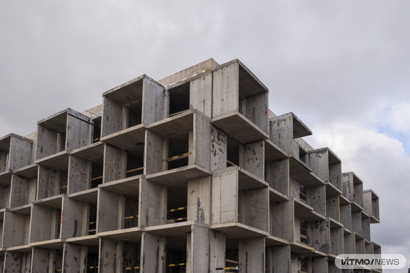 Строительство ИТМО Хайпарк. Фото: Дмитрий Григорьев / ITMO NEWS
