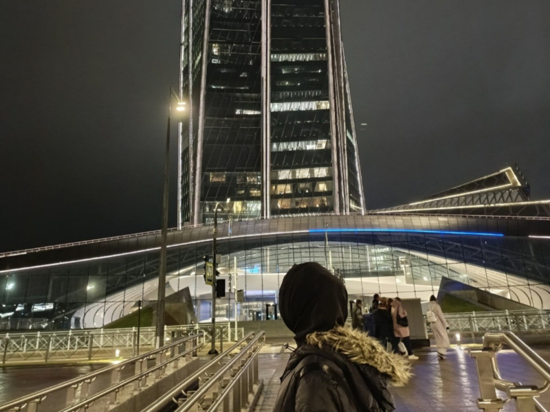 Yesmin at the Lakhta Center. Photo courtesy of the subject
