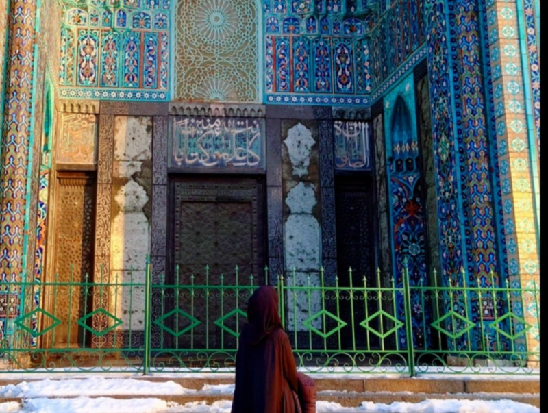 Yesmin at the St. Petersburg Mosque. Photo courtesy of the subject
