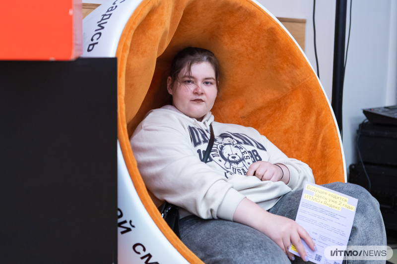 Эвелина Мифтахова. Фото: Дмитрий Григорьев / ITMO NEWS
