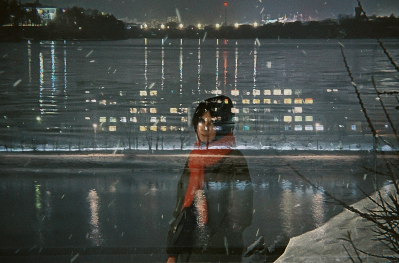 A photo with double exposure done via film filter editing app. Courtesy of Kseniia Miroshkina
