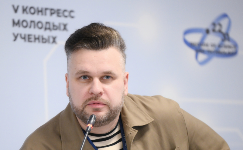 Alexander Kurochkin, the head of the Faculty of Digital Transformation at Gazprom Neft. Photo by Ekaterina Chesnokova / Congress of Young Scientists
