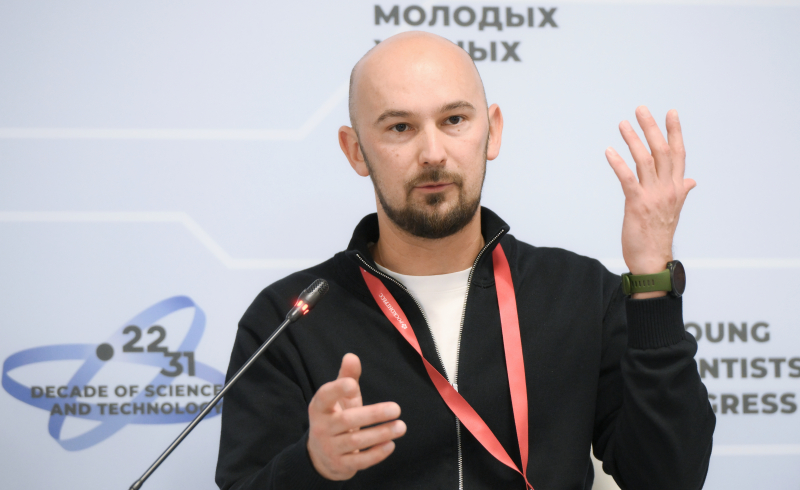 Alexander Safonov, the Senior Vice President for Development at Skolkovo Institute of Science and Technology (Skoltech). Photo by Ekaterina Chesnokova / Congress of Young Scientists
