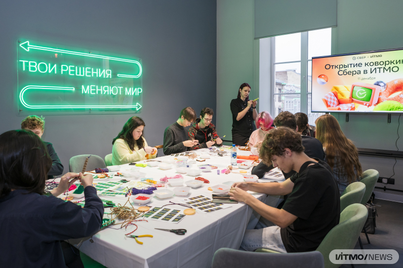 Многофункциональный коворкинг Сбера и ИТМО. Фото: Дмитрий Григорьев / ITMO NEWS
