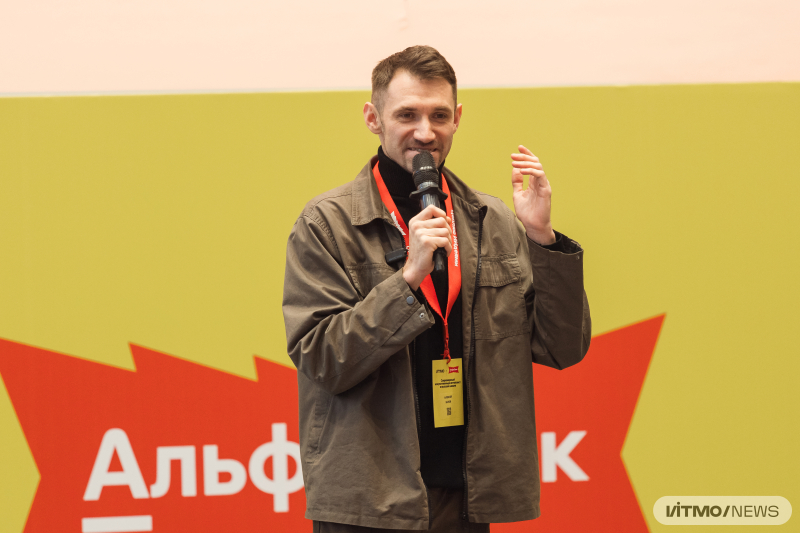 Aleksey Belov. Photo by Dmitry Grigoryev / ITMO NEWS
