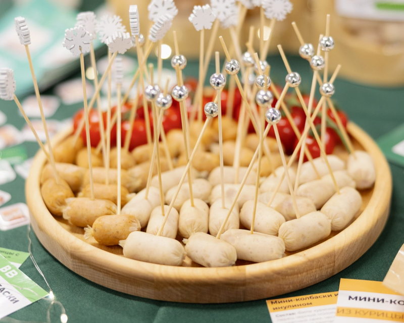 The sausages developed by Trio with Taste. Photo by Anna Lutsenko

