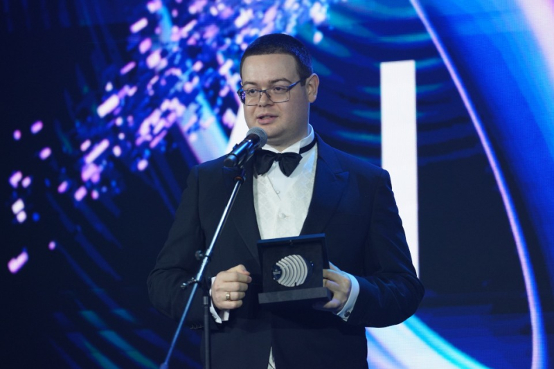 Mikhail Medvedev at the Scientific Awards ceremony. Photo courtesy of Sberbank
