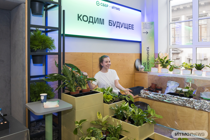 Sberbank's coworking space at ITMO.&nbsp;Photo by Dmitry Grigoryev / ITMO NEWS
