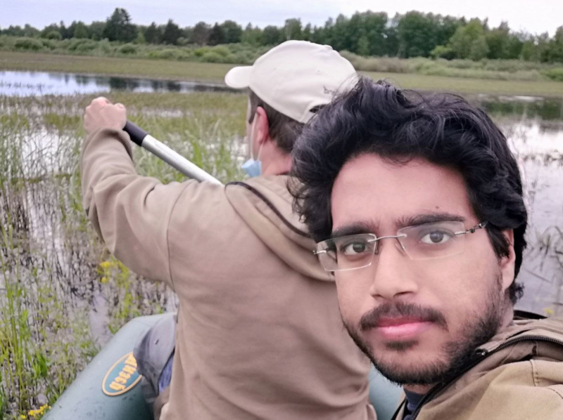 Soham with his friend in Russia. Photo courtesy of the subject
