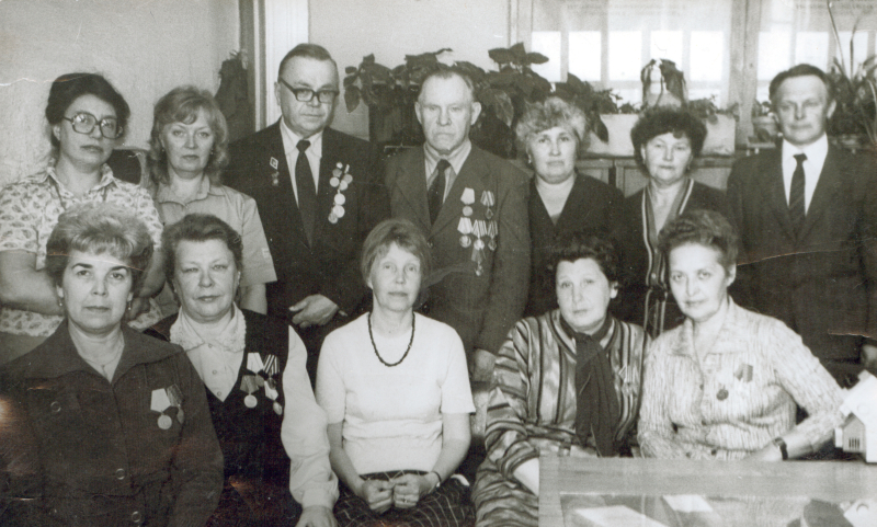The siege&rsquo;s veterans (Georgy Pogarev &ndash; third from left). Photo courtesy of ITMO&rsquo;s Historical Museum
