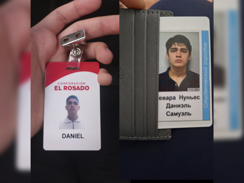 Daniel shares his transition from Ecuador to Russia through the change in his ID card. Photo courtesy of the subject
