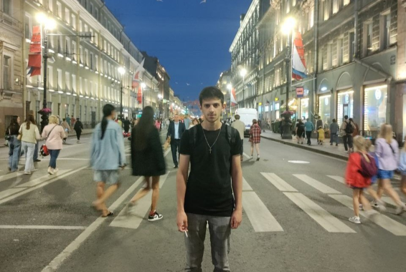 Anas in St. Petersburg. Photo courtesy of the subject
