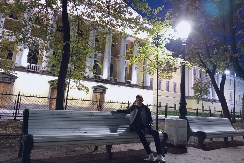 Anas in St. Petersburg. Photo courtesy of the subject
