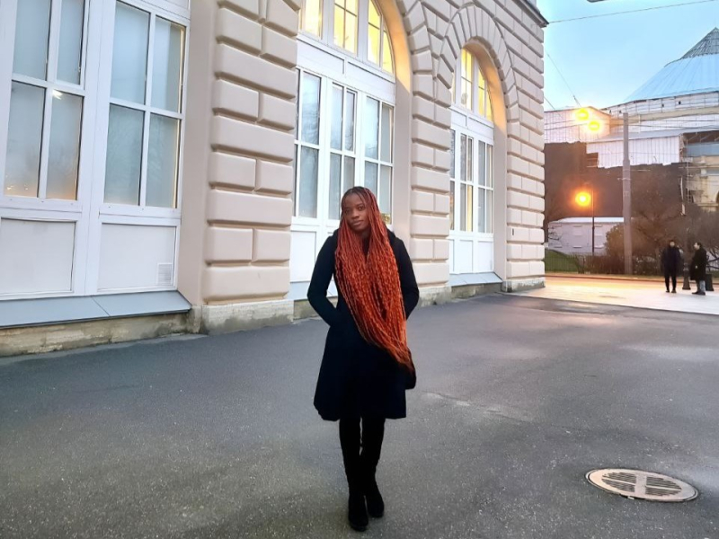 Chizoba Nzeakor at ITMO. Photo courtesy of the subject
