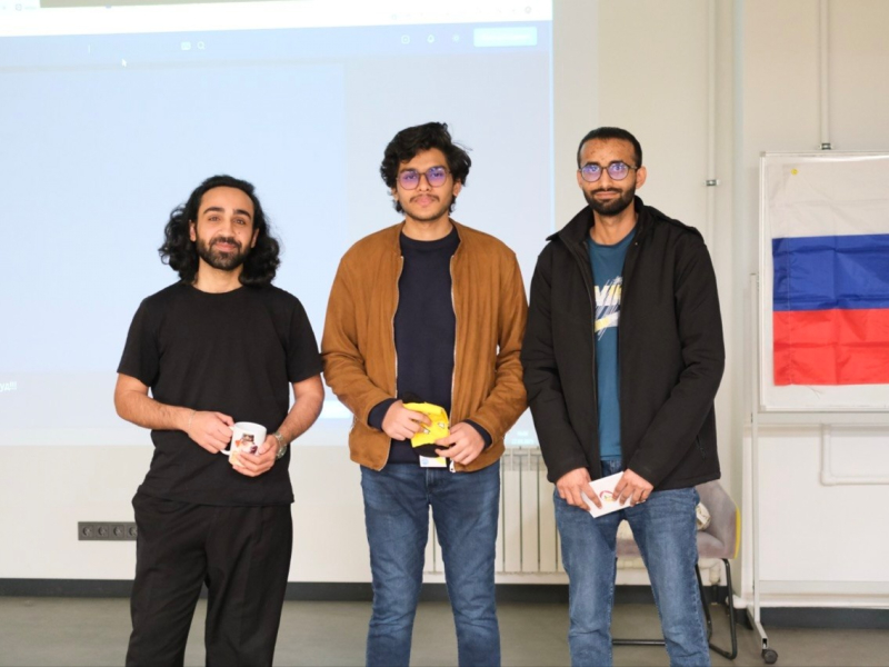 Shajee Raza at ITMO. Photo courtesy of the subject
