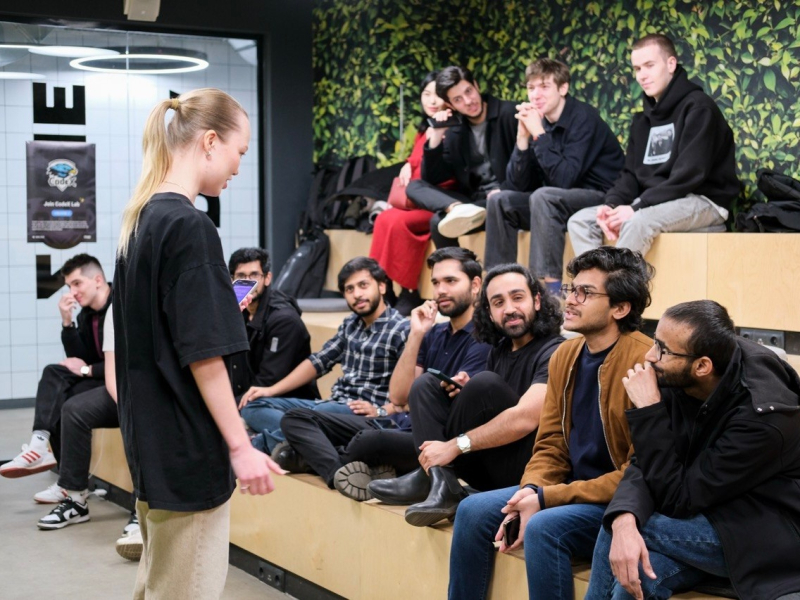 Shajee Raza at ITMO. Photo courtesy of the subject
