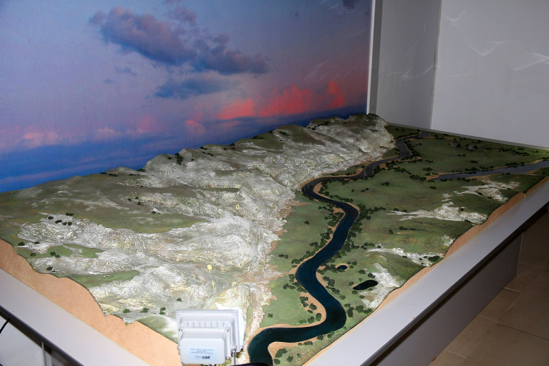 A model of the site. Credit:&nbsp;evatutin&nbsp;/ Wikimedia Commons /&nbsp;CC BY-SA 3.0
