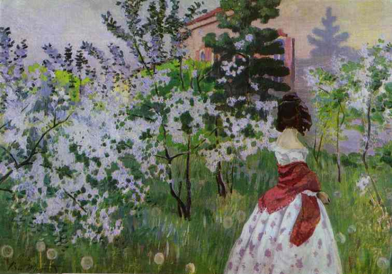 Spring by Victor Borisov-Musatov, с. 1898-1901, State Russian Museum (St. Petersburg, Russia). Credit: Wikimedia Commons / CC-PD-Mark
