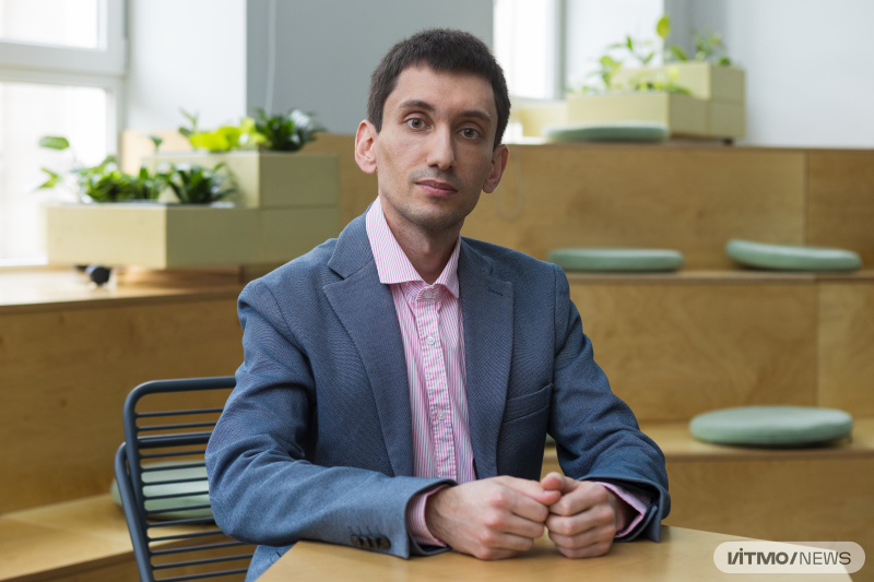 Petr Snetkov. Photo by Dmitry Grigoryev / ITMO NEWS

