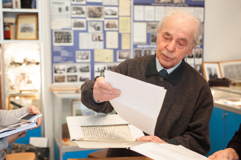Vasiliy Reshetkin at ITMO&rsquo;s Historical Museum in 2015. Photo by ITMO&rsquo;s Historical Museum
