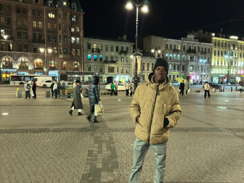 Jofani at Nevsky Prospekt in St. Petersbrug. Photo courtesy of the subject

