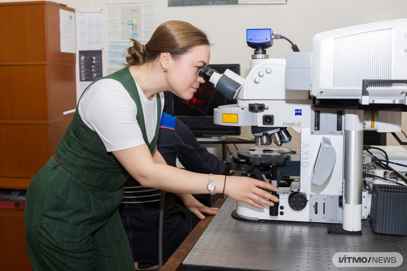 Katerina Kukushkina at ITMO. Photo by Dmitry Grigoryev / ITMO NEWS
