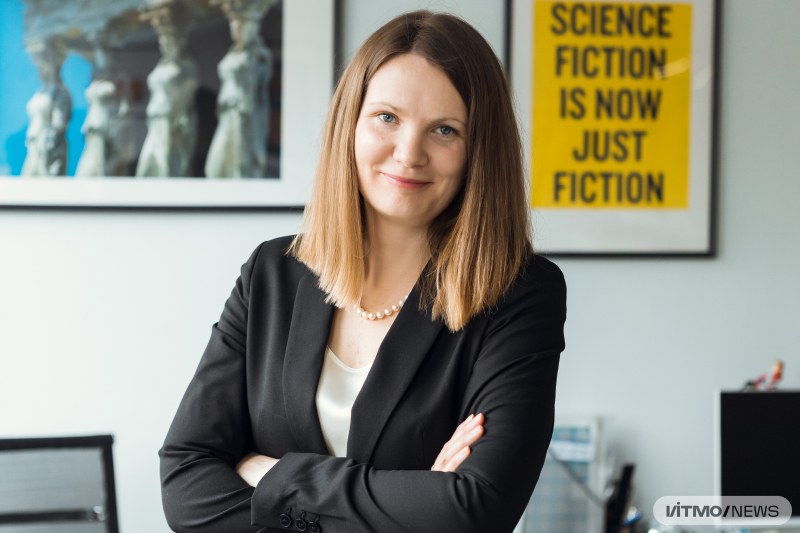 Anna Andreychenko. Photo by Dmitry Grigoryev / ITMO NEWS
