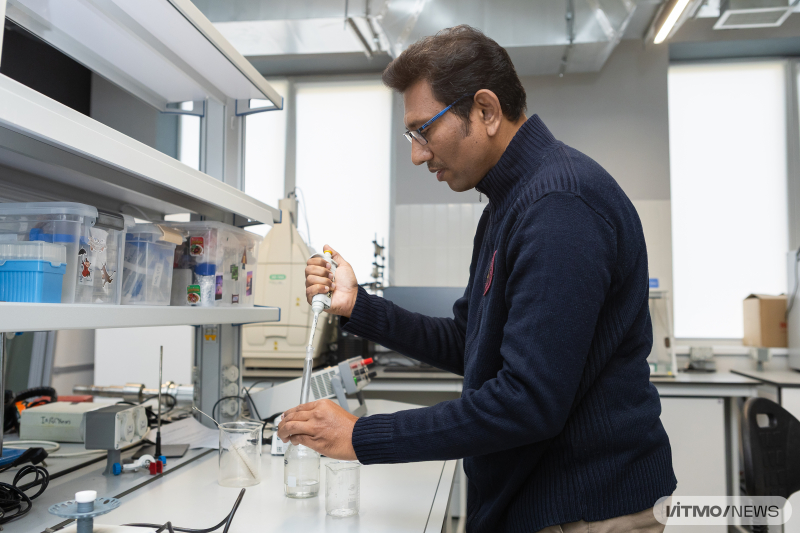 Praveen Chandrasekar. Photo by Dmitry Grigoryev / ITMO NEWS
