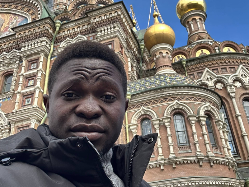 Adzembeh in St. Petersburg. Photo courtesy of the subject
