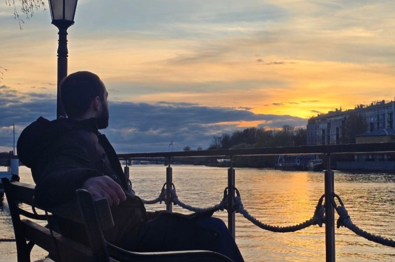 Ahmad in St. Petersburg. Photo courtesy of the subject
