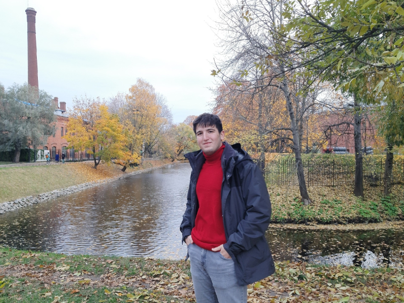 Bahadir in St. Petersburg. Photo courtesy of the subject
